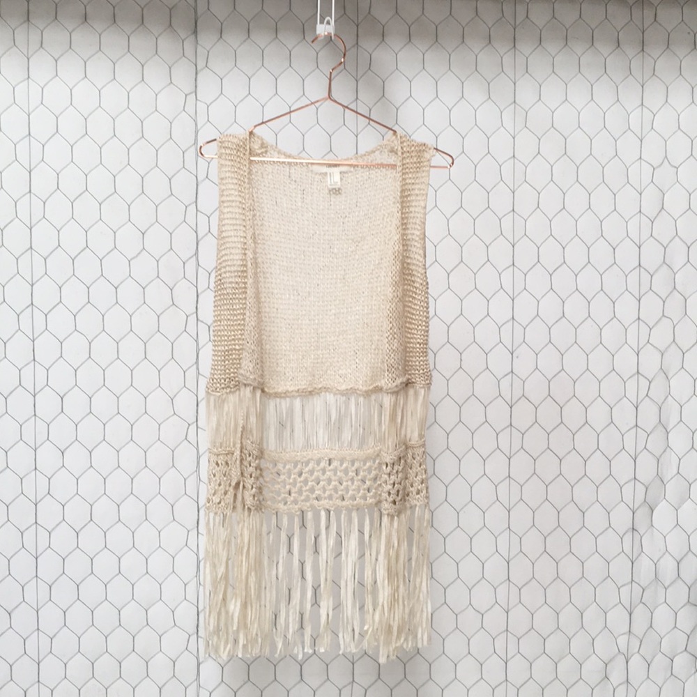 Forever21 Fringe Vest